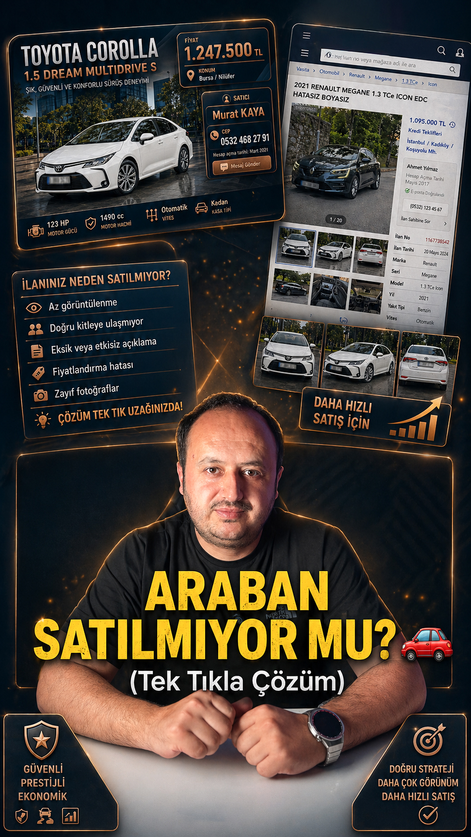 Sarı Site İlanını Profesyonel Afişe Çevirme (Image 2.0)